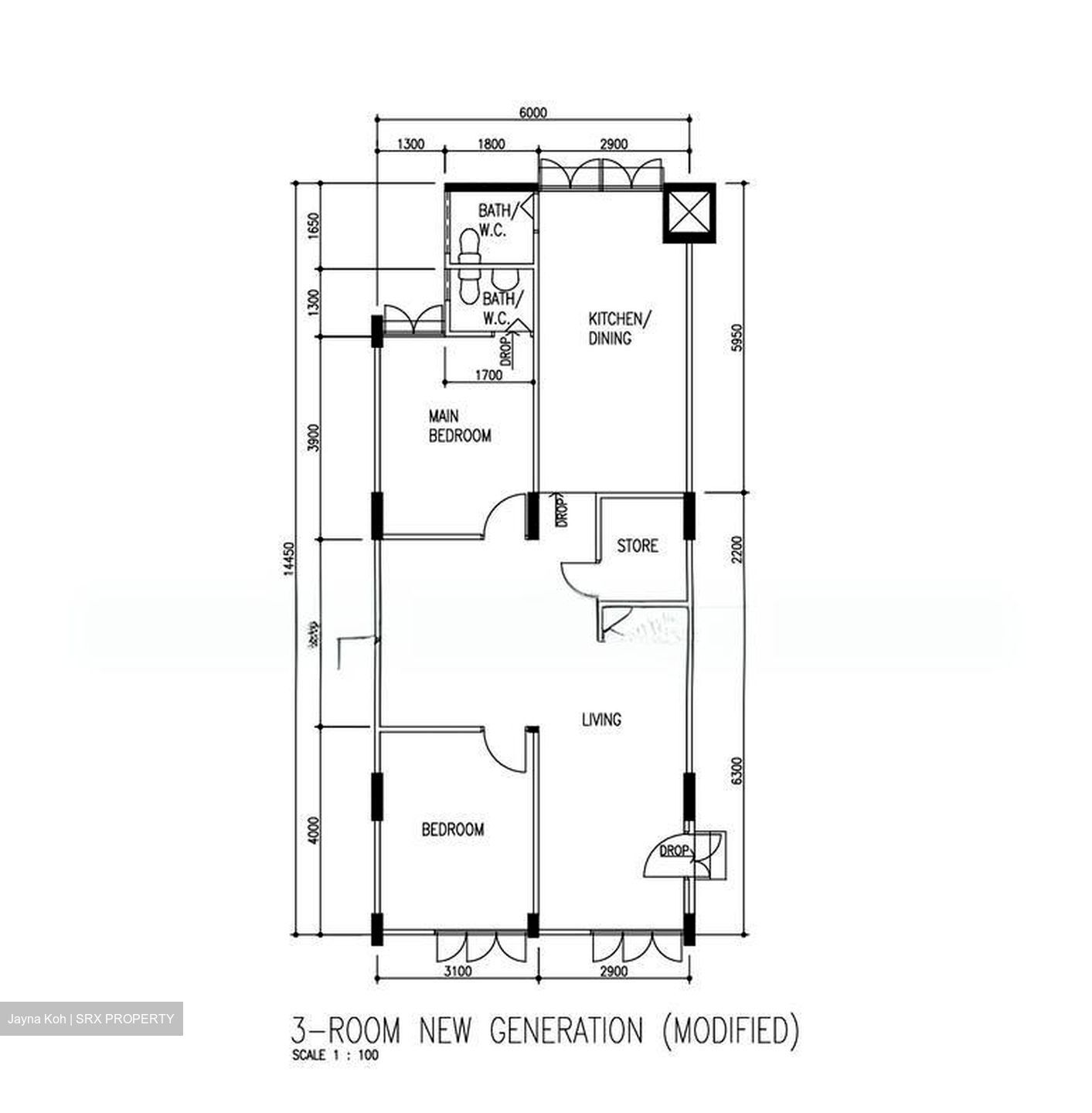 Blk 61 BLANGAH GARDEN (Bukit Merah), HDB 3 Rooms #568290731